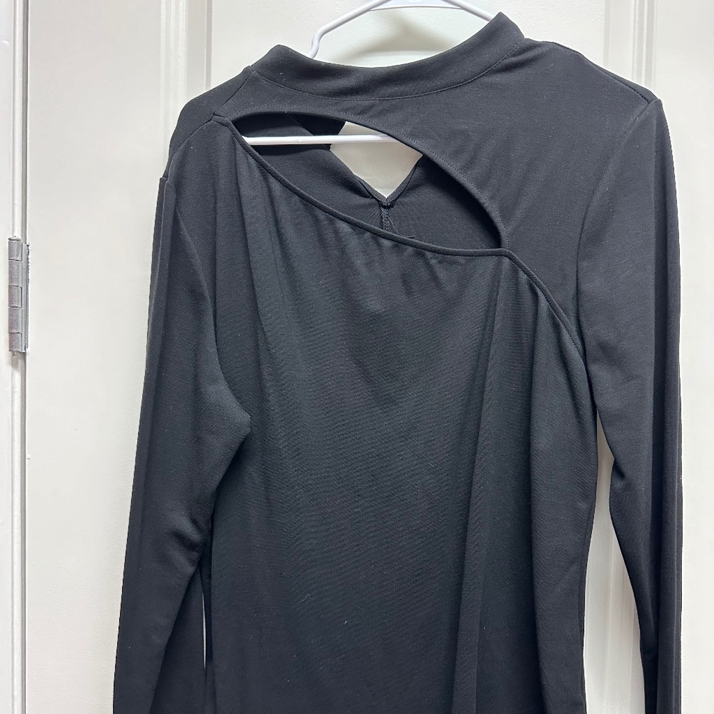 Cut out high neck top